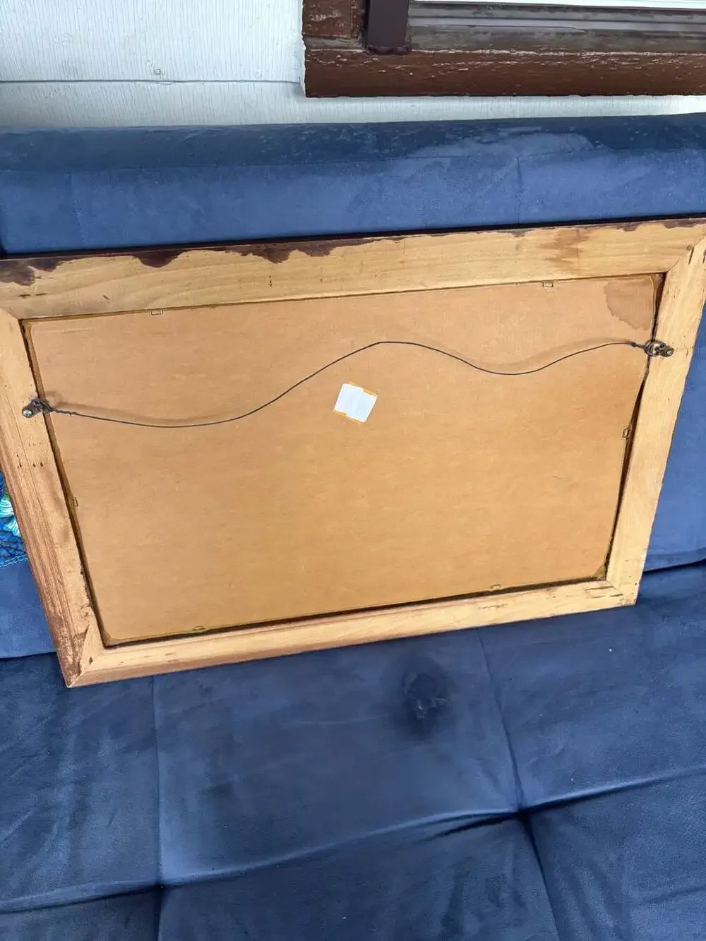 Vintage Venetian Cream Italian Cream Liqueur Framed Advertising Bar Mirror Sign